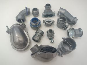 3/4 Zoll verzinktes Stahl-Elektro metallic rohr (EMT) 45-Grad-Winkelrohrverschraubungen Starrer Typ für Nordamerika - Product Image 4