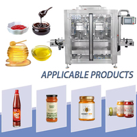 Machine automatique de remplissage de fromage à pâte épaisse de compote de chutneys au henné