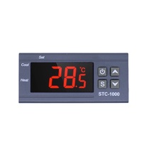 Contrôleur de température numérique, thermostat, thermorégulateur pour incubateur, relais LED 10A, chauffage et refroidissement STC-1000 12V 24V 100V-220V