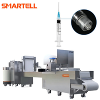 Machine d'emballage automatique électrique Smartell pour kits de perfusion à seringue jetable, contrôlée par PLC, moteur haute productivité, souple