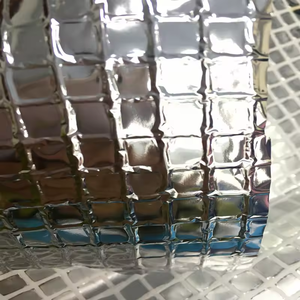 100gsm <b>Aluminium</b> foil laminated PE <b>Mesh</b> Foil for heat reflection and vapour barrier - Product Image 3