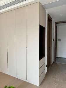 Armoire autoportante minimaliste blanche moderne, construction robuste, montage facile pour la maison et l'appartement - Product Image 3