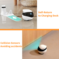 Verbesserte 32-GB-Smart-App-Funksteuerung Ebo SE Haustier-Begleiter-Roboter-Kamera Laser Automatische Elektronische Interaktive Roboter-Katzenspielzeuge