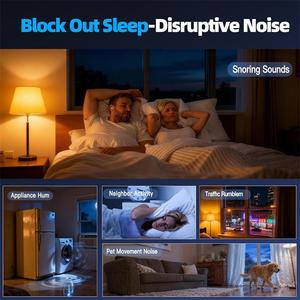 Écouteurs sans fil Remax ANC pour le sommeil, Bluetooth 6.0, suppression du bruit, écouteurs pour dormeurs latéraux avec affichage LED - Product Image 3