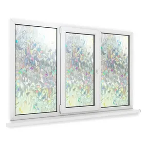 Homodek-Película de arco iris 3D para ventana, película decorativa para ventana, película de privacidad