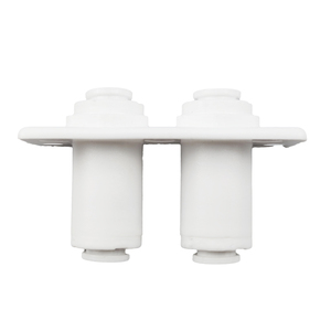 Dubbele Schot Recht 1/4 "Od Slang Snelkoppeling Ro Water Plastic Pijpkoppeling Omgekeerde Osmose Aquariumsysteem - Product Image 4