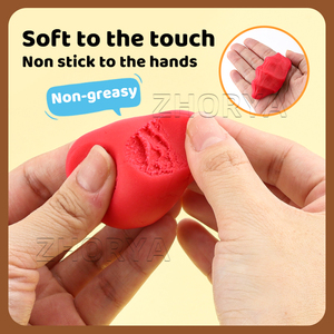 Zhorya 12pcs DIY đầy màu sắc mềm đồ chơi Slime Kit đất sét thủ công thiết lập đồ chơi playdough Slime chơi bột cho trẻ em - Product Image 4