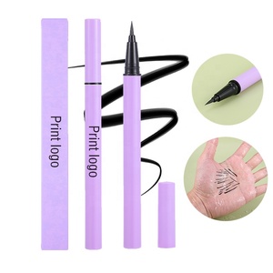 Lápiz delineador de <span class=keywords><strong>ojos</strong></span> líquido mate vegano resistente al agua a prueba de sudor, color negro oscuro, largo desgaste, personalizado, Loqo, a prueba de agua - Product Image 1