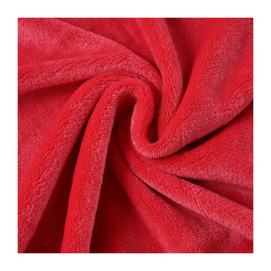 KINGCASON Vải Lông Cừu San Hô Chải Hai Mặt Polyester Màu Trơn Tùy Chỉnh Cổ Điển Bán Sỉ Từ Nhà Máy Để Dệt Gia Dụng - Product Image 6