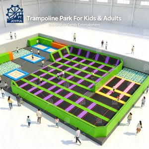 Centro de Entretenimiento Infantil Comercial, Parque de Atracciones, Área de Juegos con Trampolín, Equipo de Trampolín Interior con Piscina de Pelotas y Tobogán Grande - Product Image 1