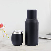 Ensembles de flacons thermiques isolés sous vide en acier inoxydable de 25oz 8oz Thermos de thé Yerba Mate et gourde Yerba Mate