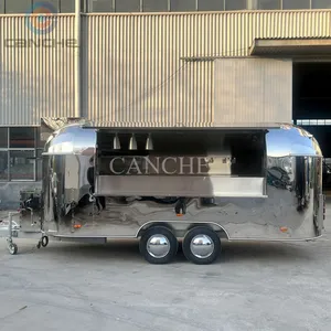 Carrito de Comida Móvil Personalizado, Quiosco, Remolque de Comida Rápida para Pizza y Barbacoa - Product Image 6