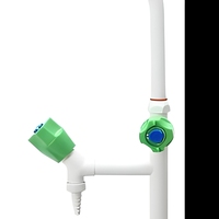 Robinet de laboratoire moderne en cuivre TX TX-10105 de haute qualité, à col de cygne incliné, pour table, à hauteur réglable, en promotion