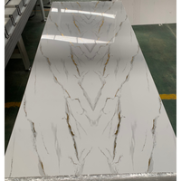 Panneau mural en PVC marbré de haute qualité 3 mm, résistant aux UV, pour la décoration murale intérieure, fond de télévision et décoration intérieure de la maison