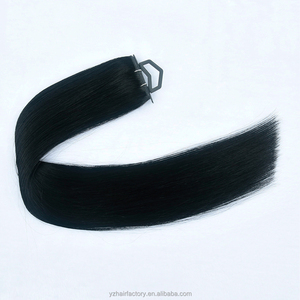 Nueva llegada: Cabello virgen ruso de doble trama, con cutícula alineada, de alta calidad y fiable, disponible en varios colores, trama mariposa. - Product Image 5