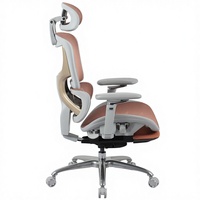 Chaise de bureau ergonomique Henglin Lone Warrior, réglable en hauteur, pivotante, chaise de jeu confortable pour longues sessions, inclinable, en plastique