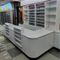 Comptoirs de Caisse Commerciaux en Bois et Acier Robustes pour Supermarché, Magasin de Proximité, Épicerie
