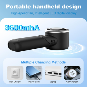 Nuevo Ventilador Portátil Recargable de Mano, Mini Ventilador Plegable Ultrasilencioso de 100 Velocidades, Ventilador Personal de Bajo Ruido para Exteriores y Escritorio - Product Image 2