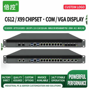 Servidor de Firewall y Router VPN BKHD C612NP 1U Xeon LGA2011 con 8 LAN y 2 Puertos 5GbE I226V - Product Image 1