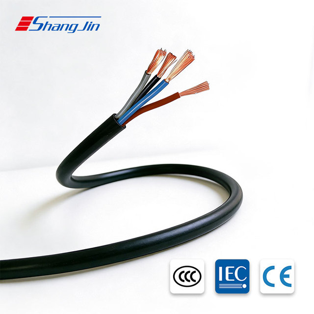 Factory Direct ShangJin RVV Stranded Copper PVC 2*4MM 2-41 Cores Flexible Power & Control Cable Low Voltage Industrial Building