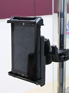 VINmounts 9-10 Inch Anti-Theft Industrial <b>Tablet</b> Clamp Holder Secure Locking Mount <b>for</b> Forklift Vehicle Heavy Duty Bracket - Product Image 6
