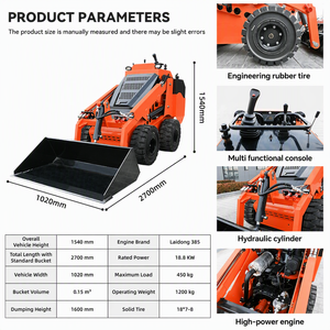 Chargeuse compacte sur chenilles homologuée CE avec pompe hydraulique, chargeuses compactes <span class=keywords><strong>de</strong></span> haute qualité avec chenilles - Product Image 2