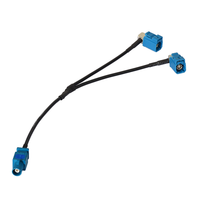Câble d'antenne GPS coaxial universel, adaptateur/diviseur Fakra Y pour mise à niveau de l'autoradio, pour VW AUDI BENZ