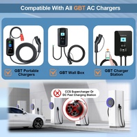 Chargeur EV Isigma 250V 32A AC, adaptateur de prise CCS2/CCS1, GBT vers Type 1 pour interface standard J1772, neuf