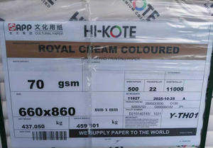 Papel de Impresión Hikote de 70/80 g/m², Pulpa Duradera, Grano Largo, Color Crema Real, para Biblias y Diccionarios, con Función Anti-Rizado - Product Image 3