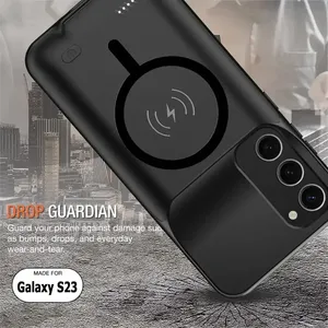 Accesorios para Teléfonos Móviles de Primera Categoría, Cargador Externo para Teléfono, Banco de Energía, Estuche de Carga, Estuche <span class=keywords><strong>con</strong></span> Batería para <span class=keywords><strong>Samsung</strong></span> Mobile, Todas las Series - Product Image 3