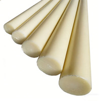 Barre ronde en nylon PA6 PA66, polyamide, diamètre 5-400 mm, résistante à l'usure, plastique technique sur mesure, prix usine