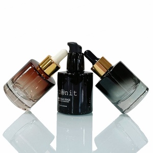 New Custom Luxury Cosmetic Packaging Thick Bottom 30 ml Serum Bottle Essential Oil Glass Dropper Bottle - Product Image 1