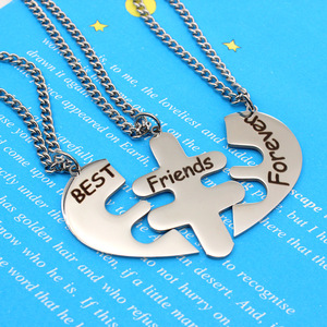 Meilleur ami pour toujours collier en acier inoxydable 3 soeurs dames bijoux exquis Graduation <span class=keywords><strong>saison</strong></span> retour vêtements cadeau - Product Image 2