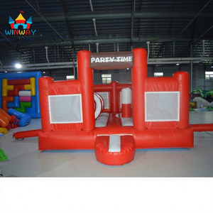 บ้านลมเป่าลมพีวีซี Winway สีแดงขาว ขนาด 2.5x2.5 เมตร พร้อมสนามกีฬาสำหรับเด็ก ใช้ในเชิงพาณิชย์ มีตัวเลือกสีตามสั่ง - Product Image 1