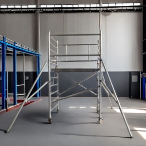 <span class=keywords><strong>Industrie</strong></span> de la construction Fabricant professionnel Tour d'échafaudage en aluminium polyvalente Échafaudage mobile en aluminium - Product Image 3