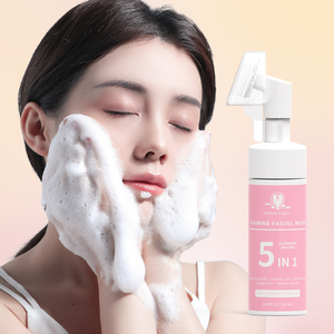 Logotipo personalizado <span class=keywords><strong>5</strong></span> <span class=keywords><strong>en</strong></span> <span class=keywords><strong>1</strong></span> orgánico acné brillo blanqueamiento brillo suave espuma limpieza Mousse <span class=keywords><strong>limpiador</strong></span> <span class=keywords><strong>facial</strong></span> - Product Image 1