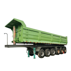 3 4 trục Xe tải vận chuyển hạt Trailer phía sau Dumper tipper bán rơ moóc - Product Image 4