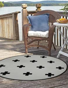 टिकाऊ पी पी पी पी पी पी पुआल पिकनिक के लिए लुढ़का वाला बाह्य प्लास्टिक रग्स 6 'x 6' अनुकूलित आउटडोर पीपी रग - Product Image 6