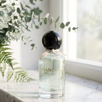 Flacon de parfum en verre moderne et minimaliste de luxe, vide, en forme de cylindre, avec pulvérisateur à pompe, 30 ml/50 ml/100 ml, tailles personnalisées pour les parfums