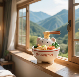 Peluche super douce sur le thème des spécialités des sites touristiques personnalisés avec rembourrage en coton PP, design personnalisé - Product Image 5