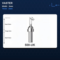 Pointe de fer à souder 500-UK TIP-17 Série 500 sans plomb remplaçable Vente en gros Direct Usine