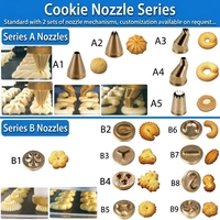 Machine de formage de biscuits et biscuits entièrement automatique | Déposant de pâte à gâteau | Machine de remplissage