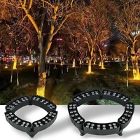12w Led Palme Kreis Baum Licht Outdoor Baum Spleißen Landschaft Licht
