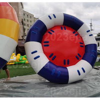 Bateau gonflable sur mesure, design UFO, jouet flottant pour fête aquatique, pour activités de divertissement aquatique pour adultes
