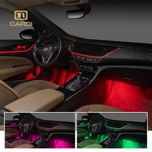 "CARDI" <span class=keywords><strong>K3</strong></span> Led RGB บรรยากาศแถบแสงการควบคุมระยะไกลไร้สายนำแถบไฟบรรยากาศรถไฟภายใน - Product Image 5