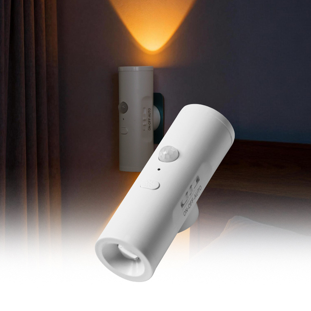 Hotel Use Magnetic Sensor Button Dimming LED Wall Lamp Soft Eye Protection Modern Design Rechargeable for Bedroom Corridor