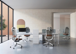 Anji <span class=keywords><strong>Koho</strong></span> Factory Chaise à dossier haut en maille Mobilier de bureau pivotant Meilleur bureau ergonomique Chaise de bureau pour ordinateur Sillas De Oficina - Product Image 6