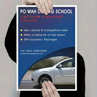 Flyers personnalisés A6/A5/A4, affiches recto-verso, impression numérique, plastification, logo/design graphique sur mesure pour entreprises