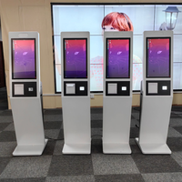 THLEE Kiosque libre-service intérieur personnalisé Commande de restaurant sur pied et paiement par écran tactile avec fonction SDK