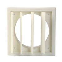 Logo personnalisé Marque 100mm 125mm 150mm 200mm Salle de bain Grille à Louvre Fixe
